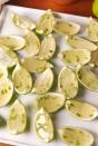 <p>You can't go wrong with Moscow mules. And these lime wedge Jell-O shots add an extra impressive twist your guests will love. </p><p>Get the recipe from <a href="https://www.delish.com/cooking/recipe-ideas/recipes/a54260/moscow-mule-jello-shots-recipe/" rel="nofollow noopener" target="_blank" data-ylk="slk:Delish;elm:context_link;itc:0;sec:content-canvas" class="link ">Delish</a>. </p>