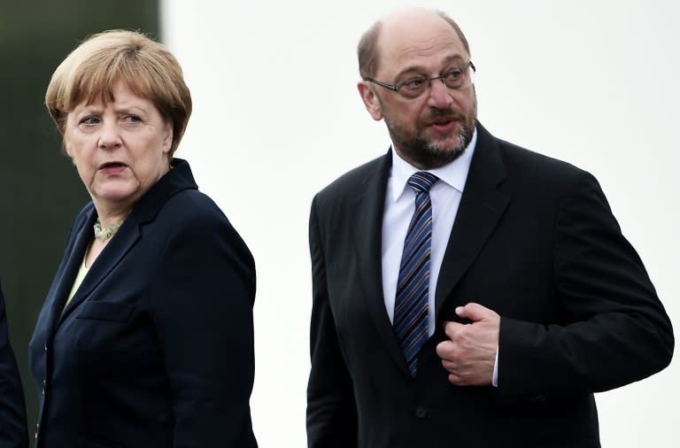 Schulz is hoping to unseat Merkel, the world's most powerful woman in September elections in Germany