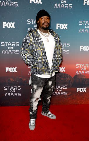 <p>Frazer Harrison/Getty </p> Marshawn Lynch