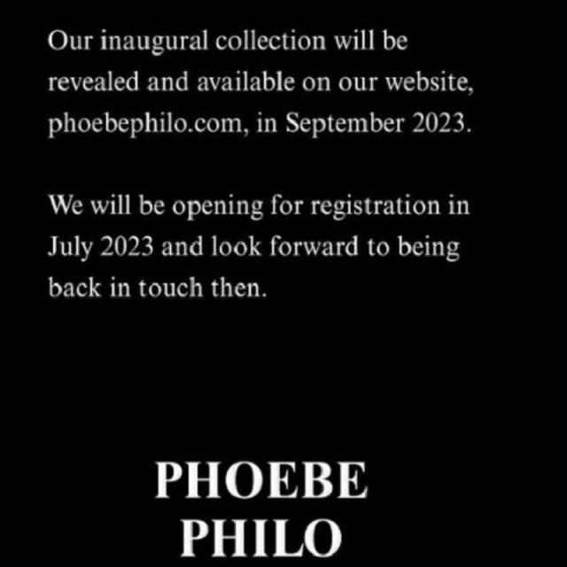 Phoebe Philo is launching her new fashion label in September