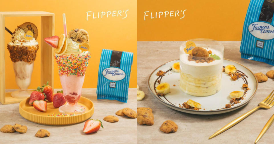 Flipper's - Flipper's x Famous Amous Milkshakes and Pancakes