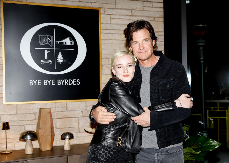 Julia Garner and Jason Bateman