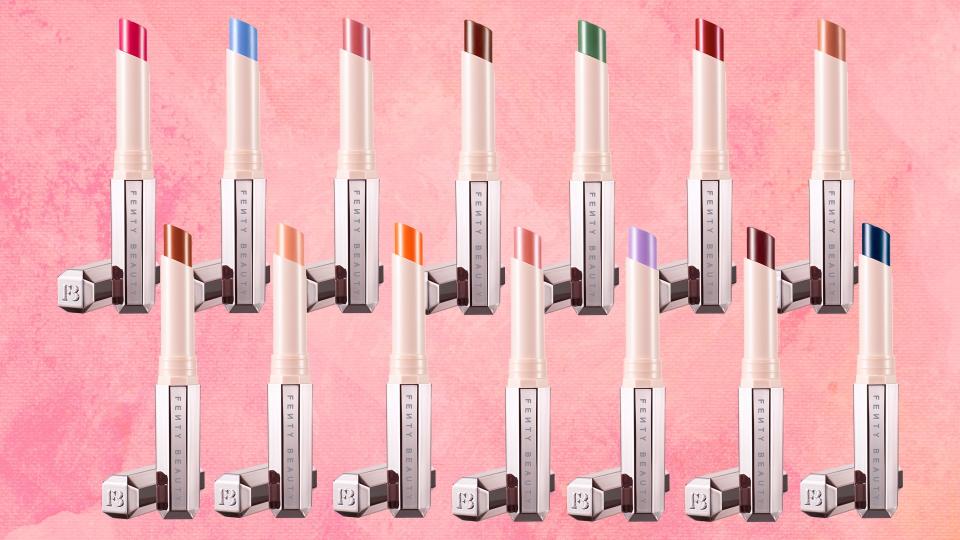 We have all the details of Rihanna's Fenty Beauty Mattemoiselle Plush Matte Lipstick Collection, which launches December 26 with 14 shades.