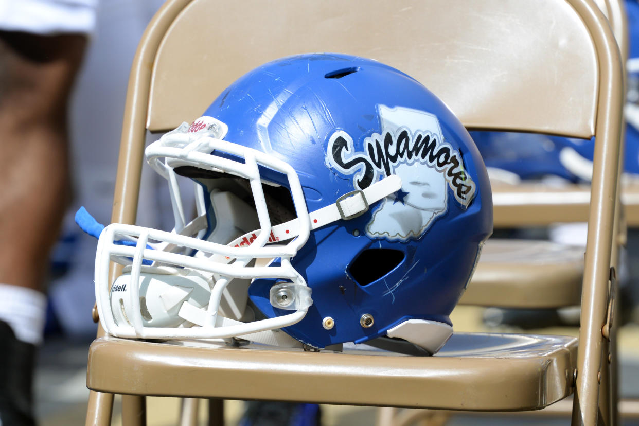 Indiana State football helmet
