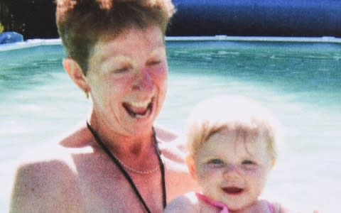 Mary Isherwood pictured in 2007 with her granddaughter, Molly Isherwood - Credit: Caters News Agency 