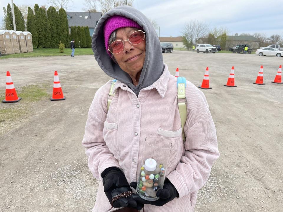 Theresa Petros was one of the attendees at Friday's vigil.