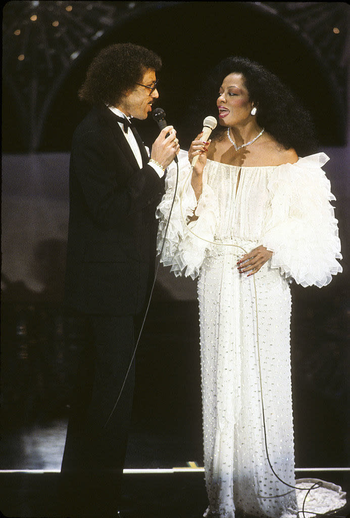 Lionel Richie and Diana Ross