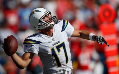 Los Angeles Chargers quarterback Philip Rivers - Credit: AP