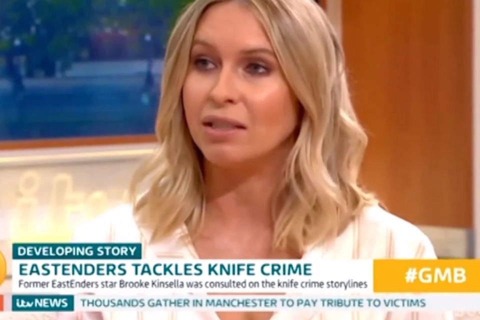 Heartbroken: Brooke Kinsella speaks on Good Morning Britain (Good Morning Britain)