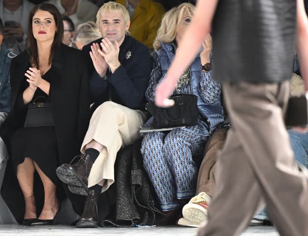 <p> Corbis/Corbis via Getty </p> Princess Eugenie front row at the Dior Homme's show in Paris on Saturday