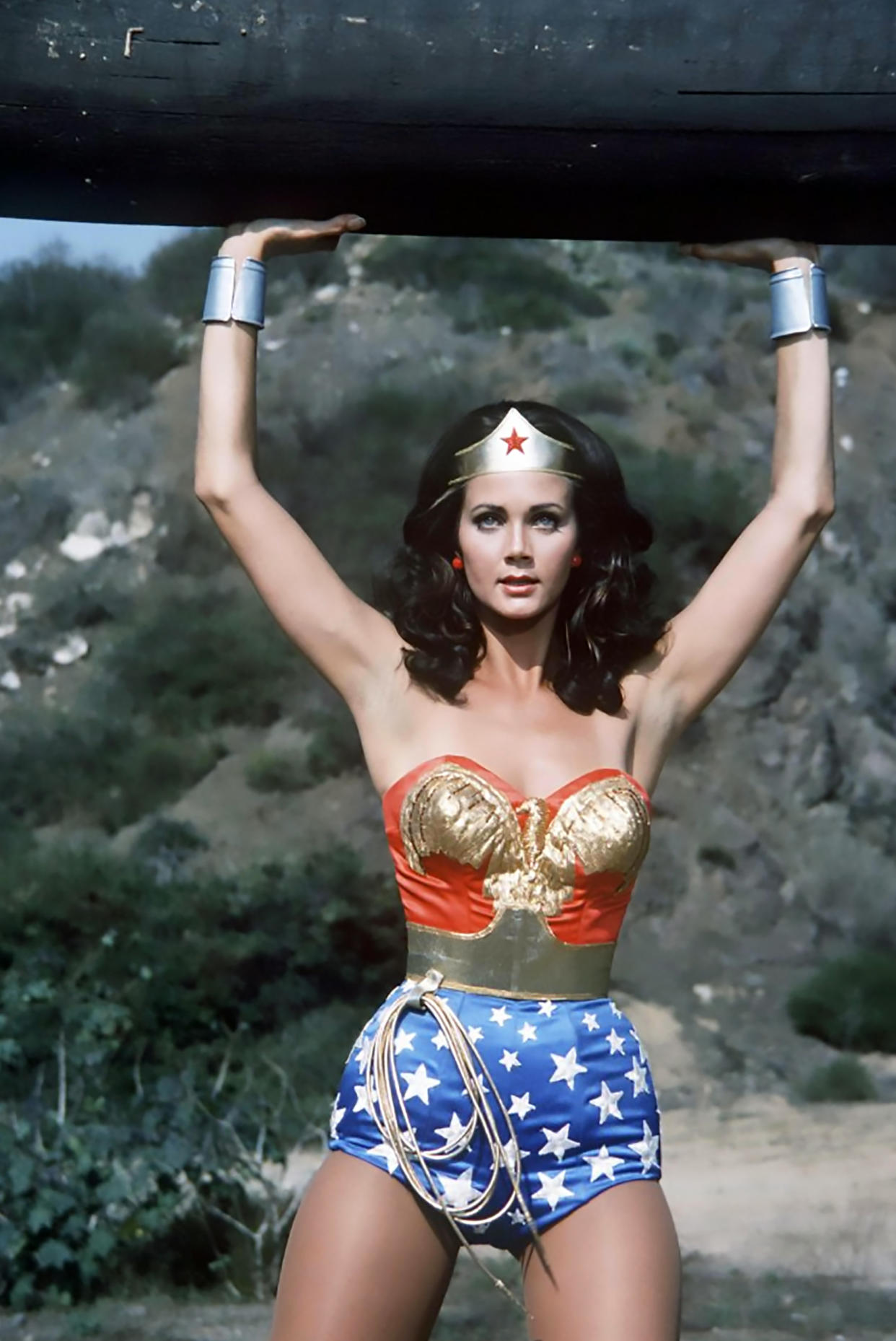 Lynda Carter as Wonder Woman. (Alamy Stock Photo)