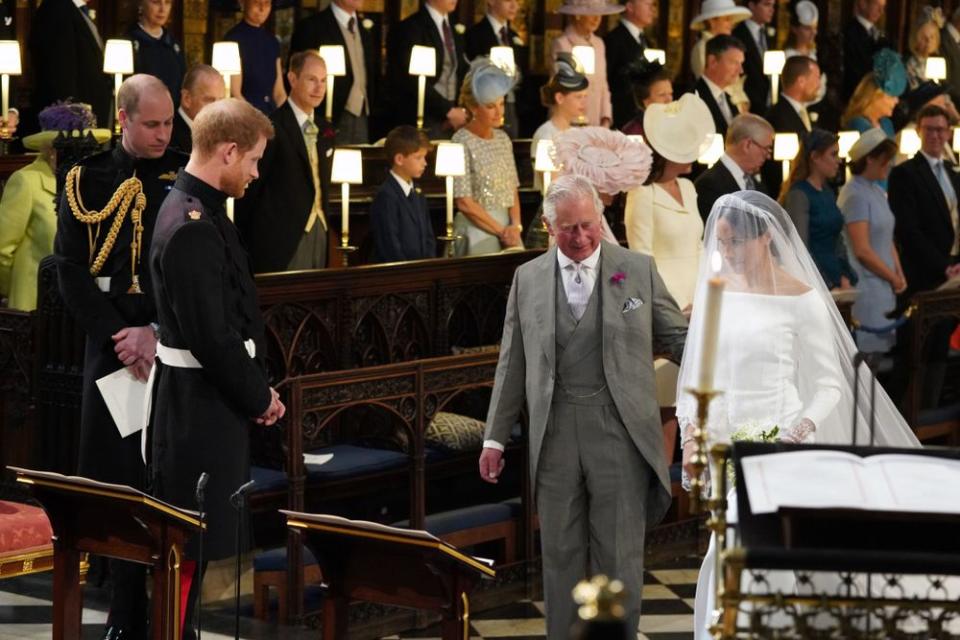 Prince Harry, Prince Charles and Meghan Markle