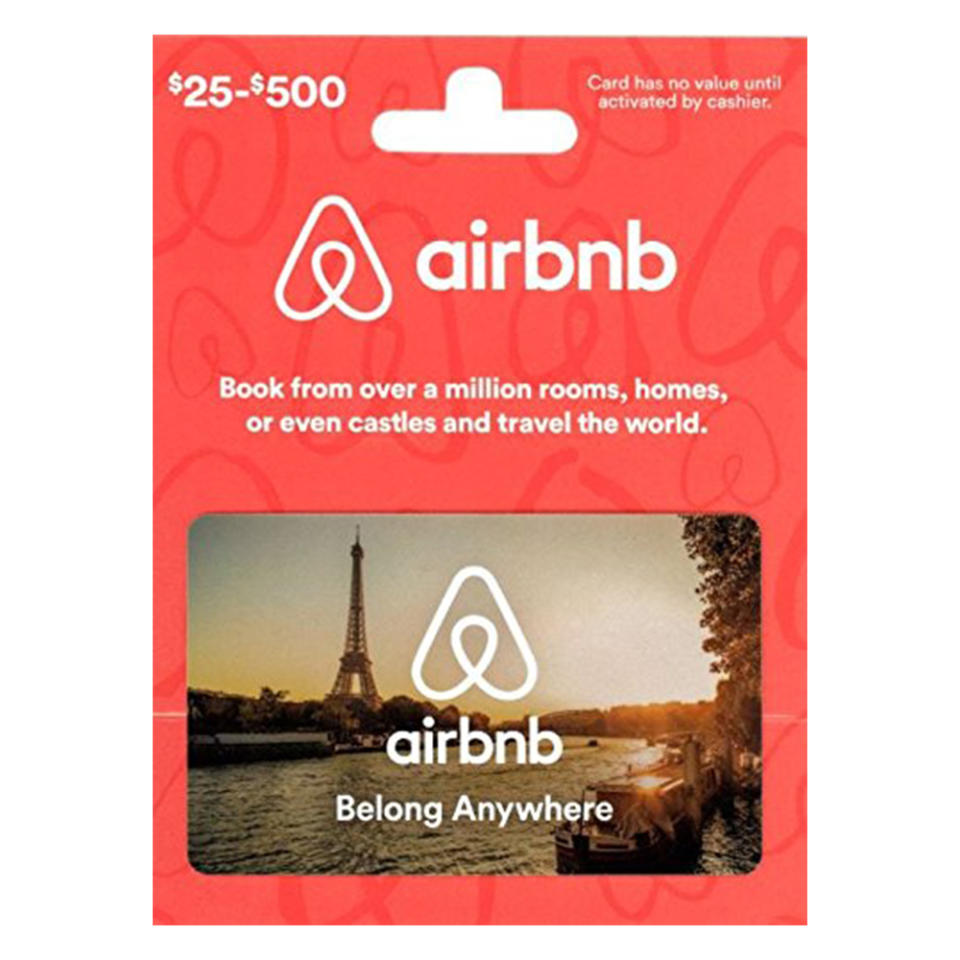 Airbnb Gift Card. (Photo: Amazon)