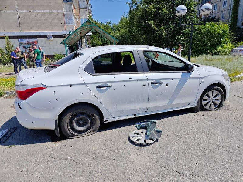 Aftermath of military strike in Belgorod region