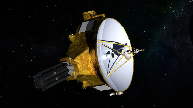 An artist’s impression of the New Horizon’s spacecraft. Image: NASA