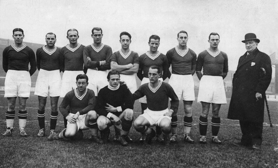 The 1932 Austrian national team. (Getty)