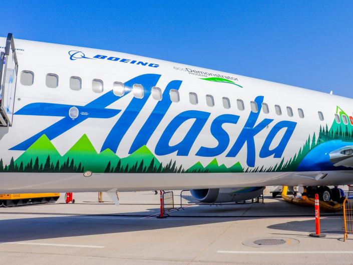 Alaska Airlines Boeing 737 Max 9 EcoDemonstrator