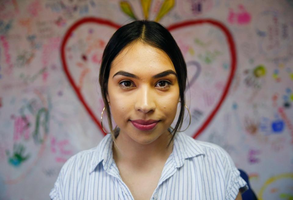 Angélica Cesar, 22, talks about her perspective after the El Paso shootings. The Arizona State University student was born in the U.S. but comes from a mixed-status family.