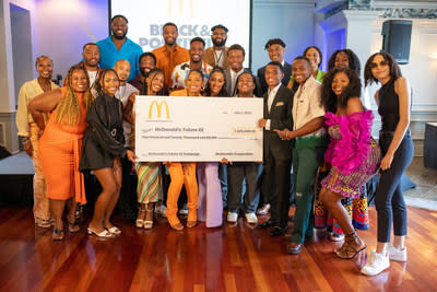Award-winning actress, singer &amp; entertainer, Keke Palmer, partnered with McDonald's USA to surprise 22 young, Black leaders with a total of $220,000 to fund their community-driven initiatives during the Essence Festival of Culture.