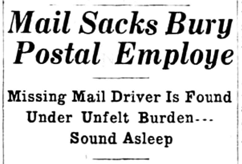 Headline from Dec., 1923.
