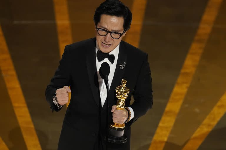 Ke Huy Quan ganó un premio Oscar (AP Photo/Chris Pizzello)