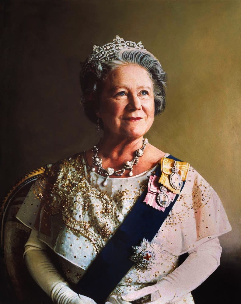 伊莉莎白皇太后（Queen Elizabeth The Queen Mother）。取自維基百科