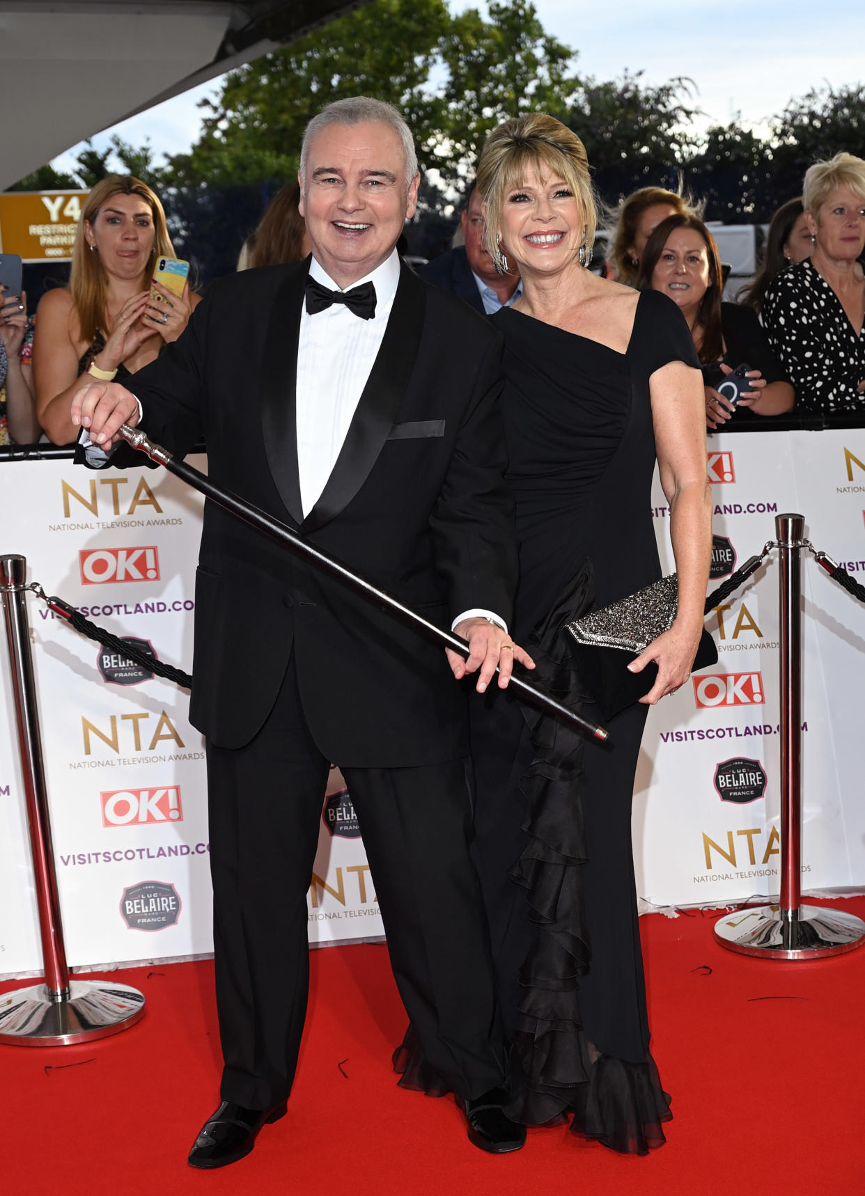 LONDON, ENGLAND - SEPTEMBER 09: Eamonn Holmes and Ruth Langsford atten the National Television Awards 2021 at The O2 Arena on September 09, 2021 in London, England. (Photo by Karwai Tang/WireImage)