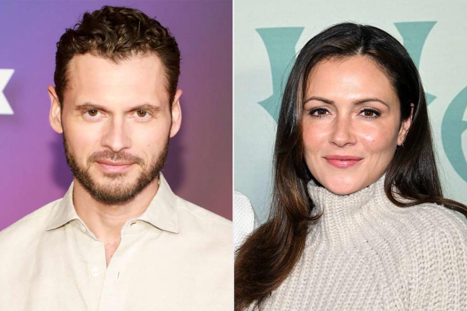 <p>Jason Mendez/WireImage; Michael Tullberg/Getty</p> Adan Canto and Italia Ricci.