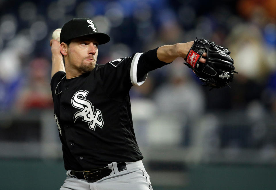 Danny Farquhar has a long road of recovery ahead of him after suffering a brain hemorrhage in the White Sox dugout. (AP)