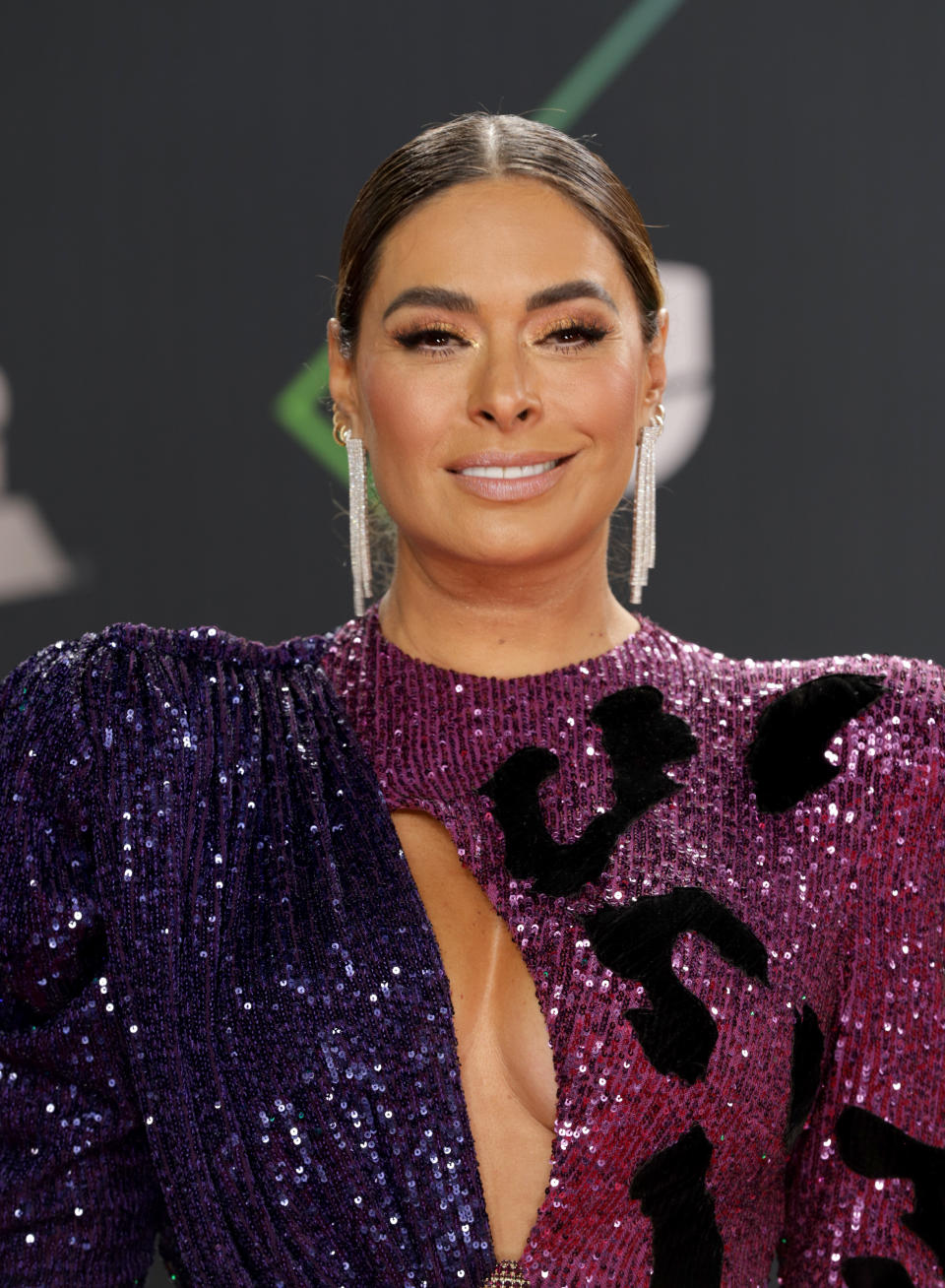 LAS VEGAS, NEVADA - NOVEMBER 18: Galilea Montijo attends The 22nd Annual Latin GRAMMY Awards at MGM Grand Garden Arena on November 18, 2021 in Las Vegas, Nevada. (Photo by Shy McGrath/WireImage,)