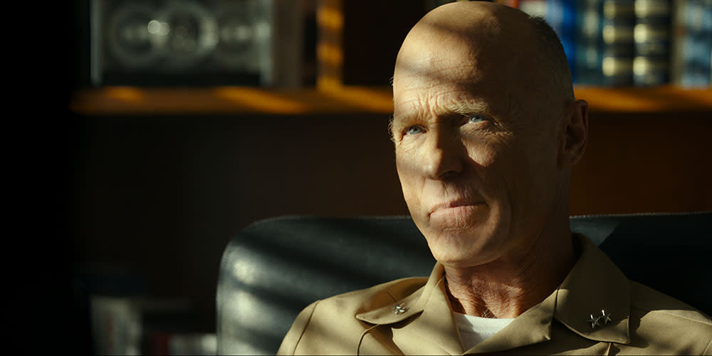 Ed Harris plays "Cain" in Top Gun: Maverick