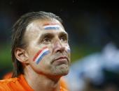 A Netherlands' fan shows dejection after the 2014 World Cup semi-finals against Argentina at the Corinthians arena in Sao Paulo July 9, 2014. REUTERS/Darren Staples