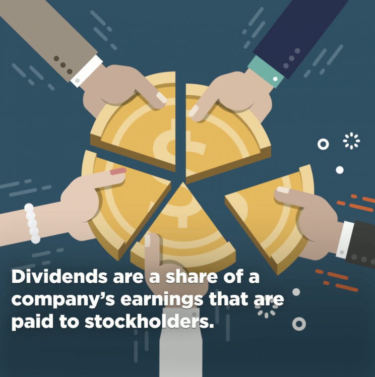 Dividends are usually paid out in cash, but sometimes companies issue stock dividends.