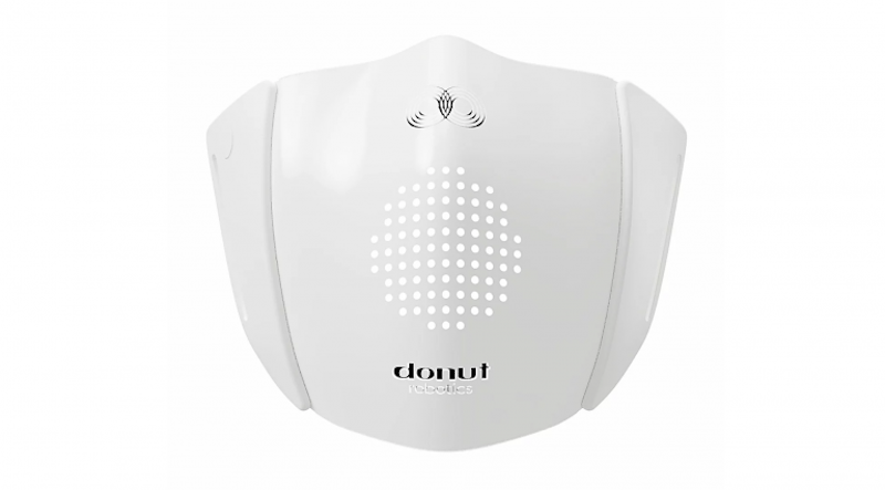 The C-Face Smart mask is a mask that you can use with an app to transcribe dictation, amplify the wearer’s voice, and translate speech into eight different languages. — Picture by Donut Robotics via SoyaCincau