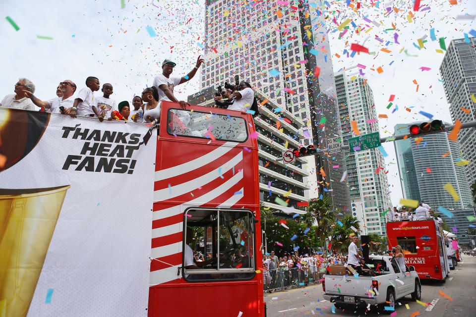 Miami Heat Victory Parade And Rally