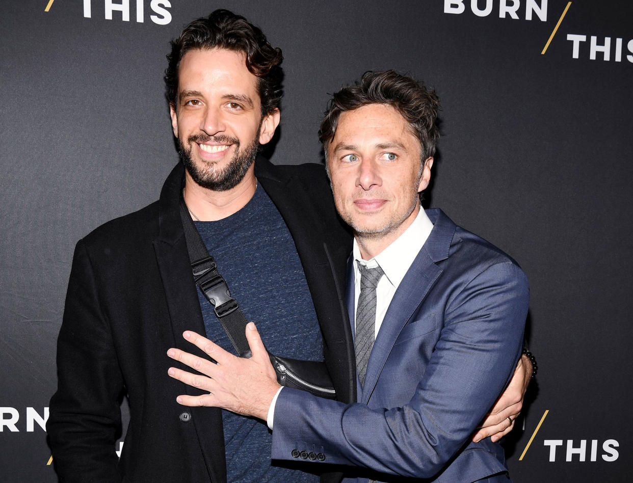 Zach Braff Reveals the Last Text He Got From Close Friend Nick Cordero Before Death