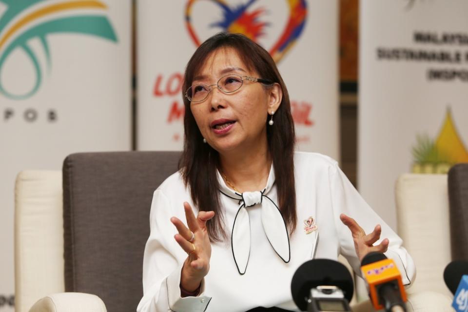 Primary Industries Minister Teresa Kok had in January last year, announced a year-long Love My Palm Oil campaign, in a heightened bid to counter anti-palm oil campaigns and movements. — Picture by Choo Choy May