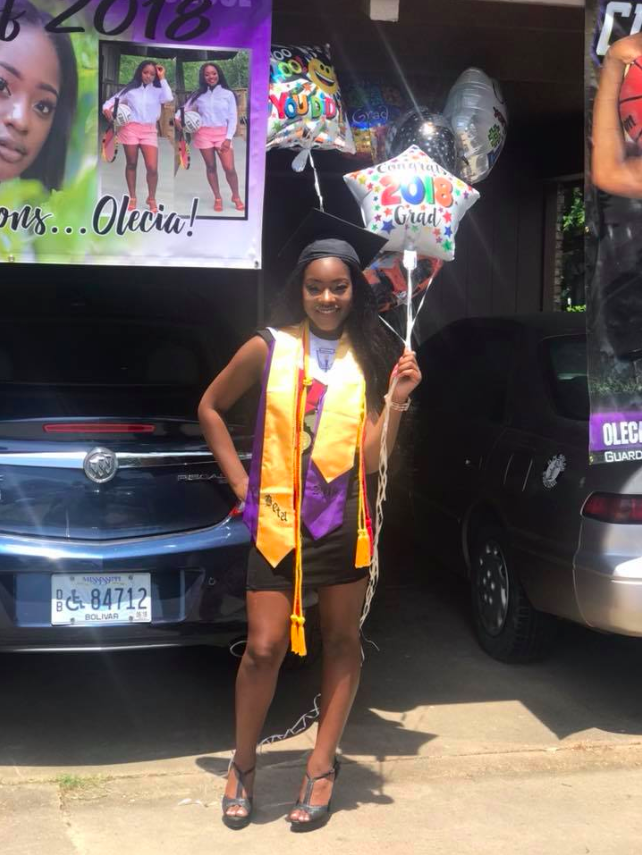 Olecia James is suing her Mississippi school district, alleging that she should have been named salutatorian for her high school’s 2018 graduating class instead of a fellow student who is white and had a lower grade point average. (Photo: Courtesy of Facebook/Olecia James)