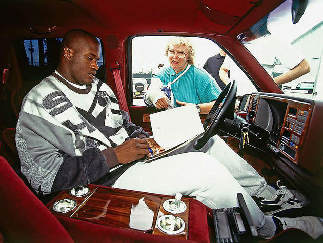 Shaquille O'Neal does work. (Getty Images)