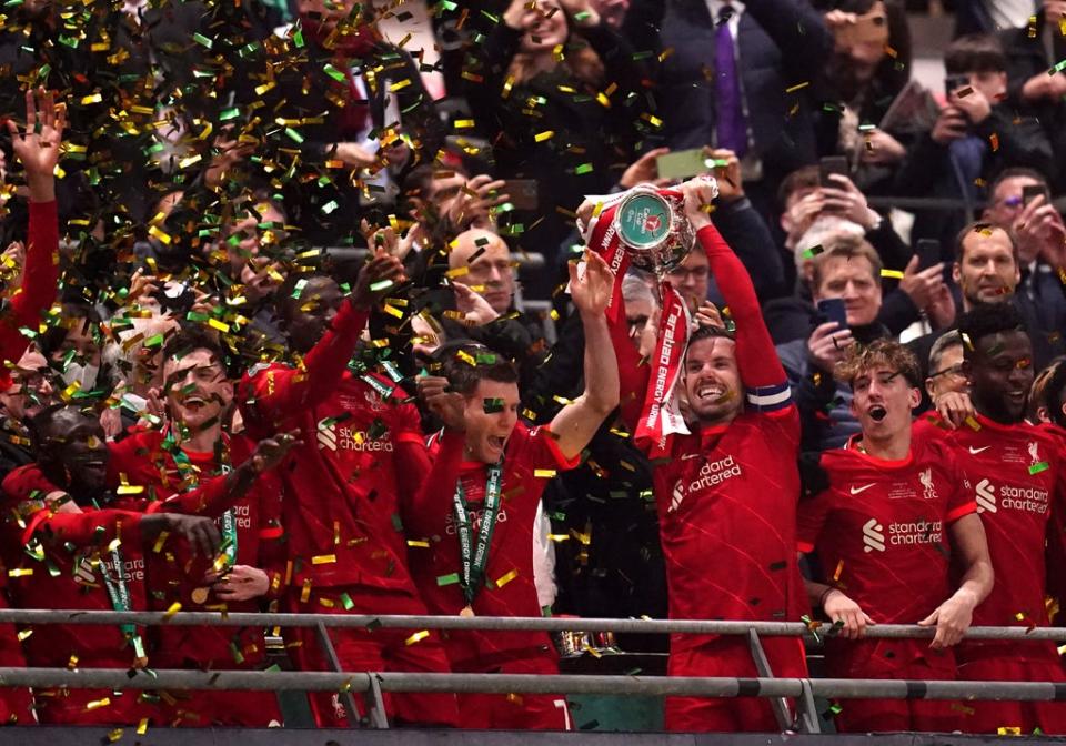 Liverpool won the 2022 Carabao Cup (John Walton/PA) (PA Wire)