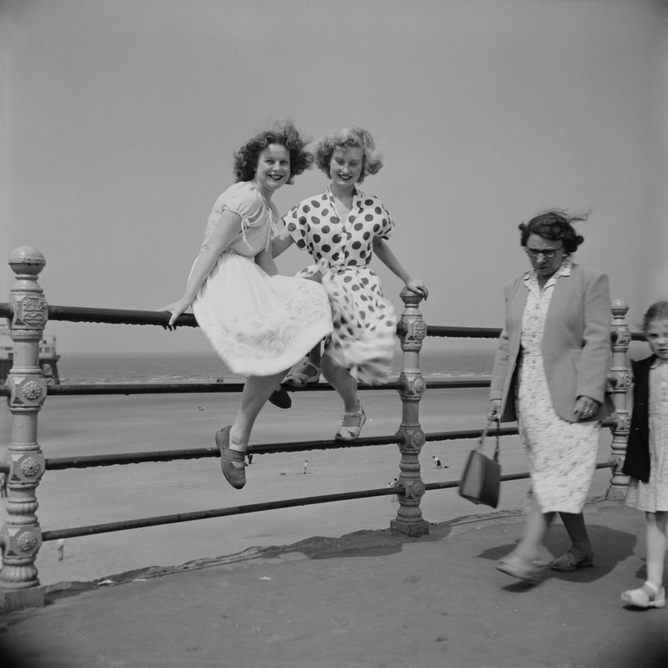 Blackpool Promenade, shot by Bert Hardy for Picture Post in 1951 (Photo by Bert Hardy/Picture Post/Hulton Archive/Getty Images)