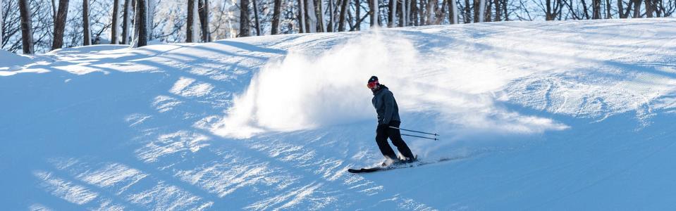 A skier enjoys the slopes of Jack Frost Big Boulder in White Haven. The resort is offering early deals on ski and snowboarding passes to kick off the winter season.