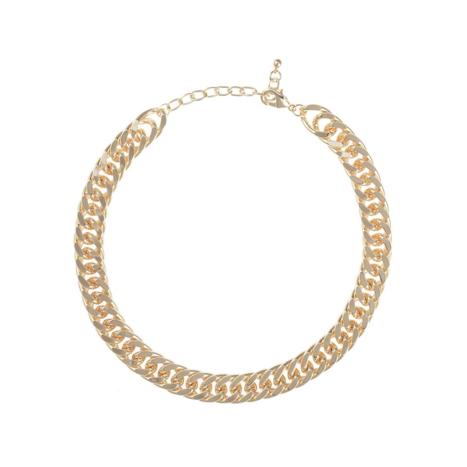 <p>Statement chain necklaces are everywhere right now, and this 14k gold-plated version hits right at the collarbone for maximum impact.</p> <p><strong>Buy It! </strong>Uncommon James, $72; <a href="https://shareasale.com/r.cfm?b=1059417&u=1772040&m=74063&urllink=https%3A%2F%2Funcommonjames.com%2Fproducts%2Flink-necklace%3Fgclid%3DCj0KCQiAnaeNBhCUARIsABEee8VUJRqsbnC659z7o0oYtrhHEYR85LEs6wybdLwv_OpgCqO_fQXQq8caAljIEALw_wcB%26amp%3Butm_campaign%3Dgs-2019-07-09%26amp%3Butm_content%3Dsag_organic%26amp%3Butm_medium%3Dsmart_campaign%26amp%3Butm_source%3Dgoogle%26amp%3Bvariant%3D31698214584343&afftrack=PEOTheBestFashionandBeautyGiftstoGiveandGetUnder100sball1271StyGal13038796202112I" rel="sponsored noopener" target="_blank" data-ylk="slk:uncommonjames.com;elm:context_link;itc:0;sec:content-canvas" class="link ">uncommonjames.com</a></p>