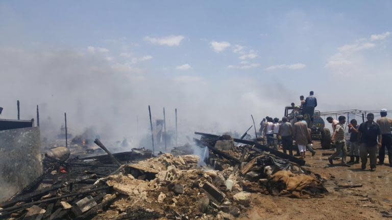 Devastating fires in refugee camps highlight dangerous conditions Syrians in Lebanon are forced to live