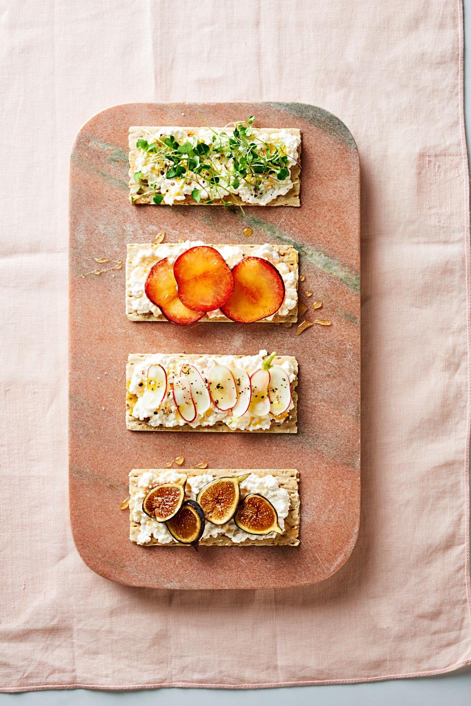 sweet and savory tartines