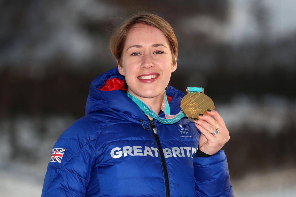 Two-time Olympic gold medallist: Lizzy Yarnold: PA