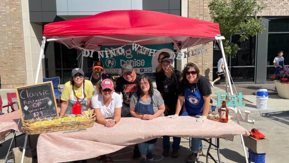 Saturday’s chili crew at the Dining with Denise booth