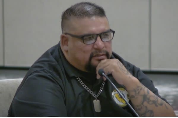 Tule River Tribe Vice Chairman Shine Nieto testifies before California Assembly’s Fentanyl, Opioid Addiction and Overdose Prevention Committee. (photo California State Assembly).