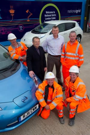 U.K. National Grid and Nissan Leafs