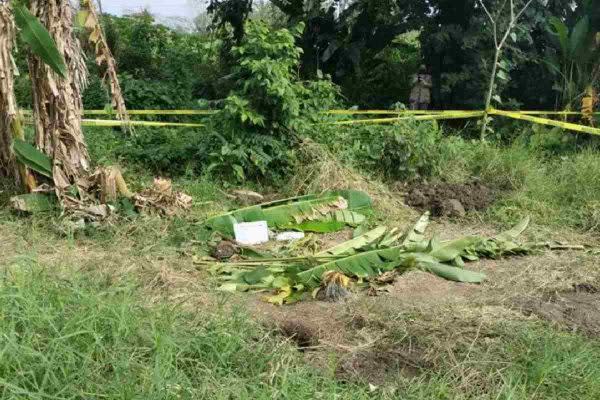 Predio en Cárdenas, Tabasco, donde fue localizada una fosa clandestina.